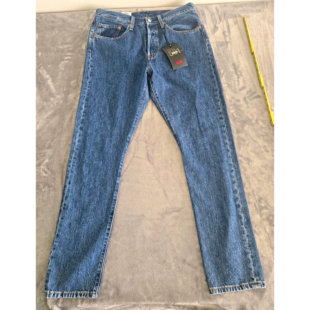 Levi's PREMIUM Women's 501 Skinny High Rise Button Fly Jeans Blue Size 30x30 NWT